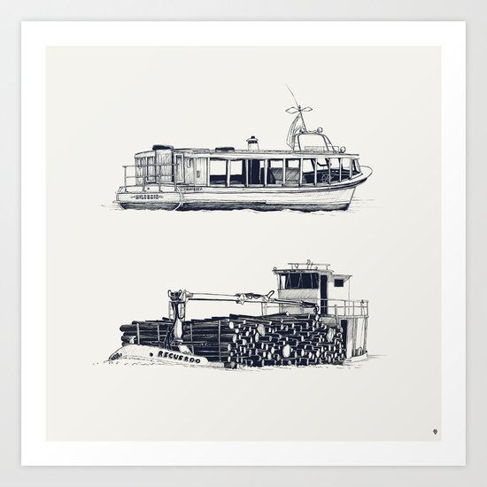 On paper: Hilberis y Requerdo Art Print