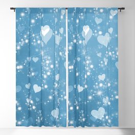 Magical Pixie Dust Hearts For Valentines Day Blackout Curtain