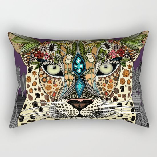 leopard queen Rectangular Pillow
