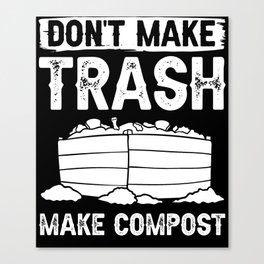 Compost Bin Worm Composting Vermicomposting Canvas Print