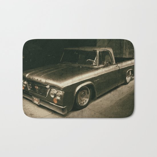 Vintage Car, Dodge Bath Mat
