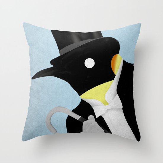 Penguin Throw Pillow
