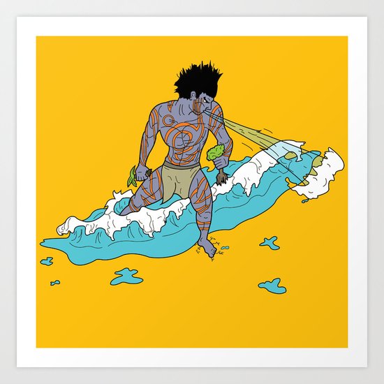 Juracán Art Print
