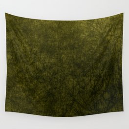 olive green velvet Wall Tapestry