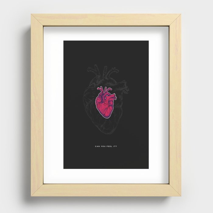 This is your heart Recessed Framed Print