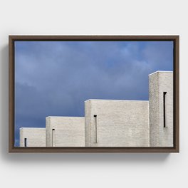 Roofs Framed Canvas
