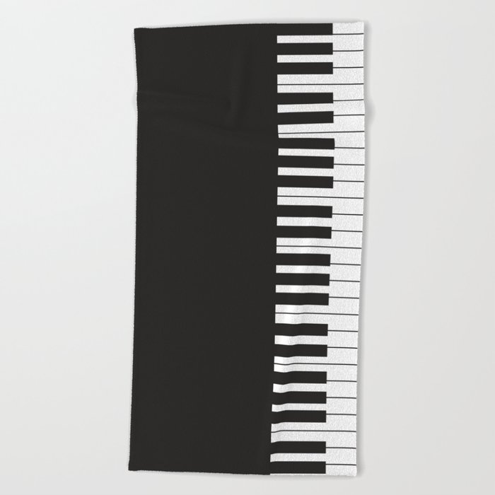 Piano Keys Beach Towel