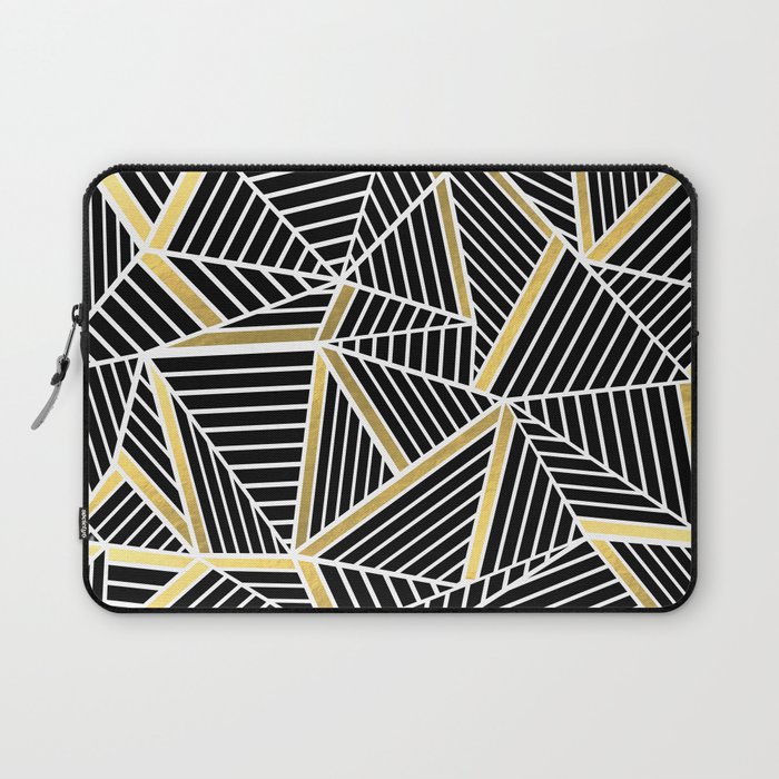 Ab Lines 2 Gold Laptop Sleeve