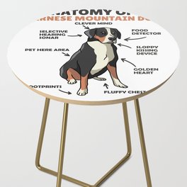 Anatomy Of A Bernese Mountain Dog Cute Dogs Puppy Side Table