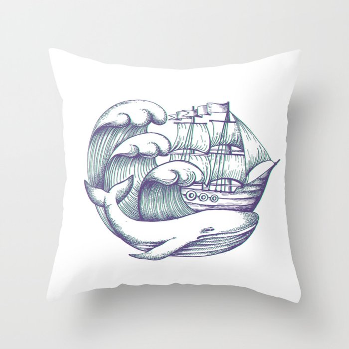 see night Throw Pillow