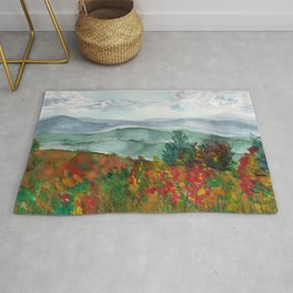 Atop Snowbird Mountain  Rug