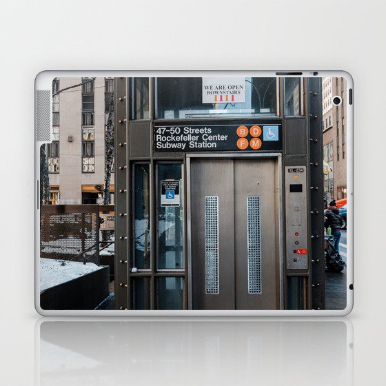 New York City Subway Stop Laptop & iPad Skin