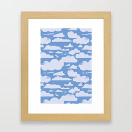 clouds Framed Art Print