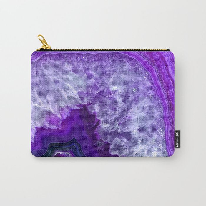purple stone Carry-All Pouch