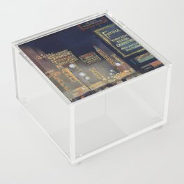 The curtain is up! Willard Van O Acrylic Box