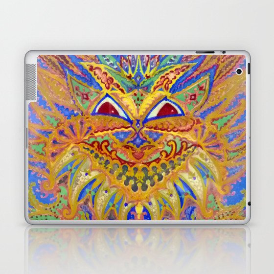 Kaleidoscope Cat Louis Wain Laptop & iPad Skin