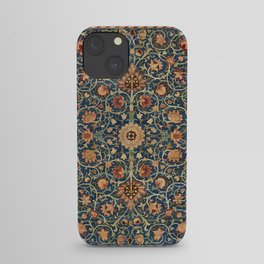 William Morris Floral Carpet Print iPhone Case