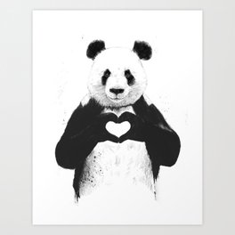 All you need is love Art Print