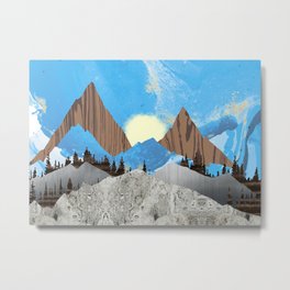 Mountains Metal Print