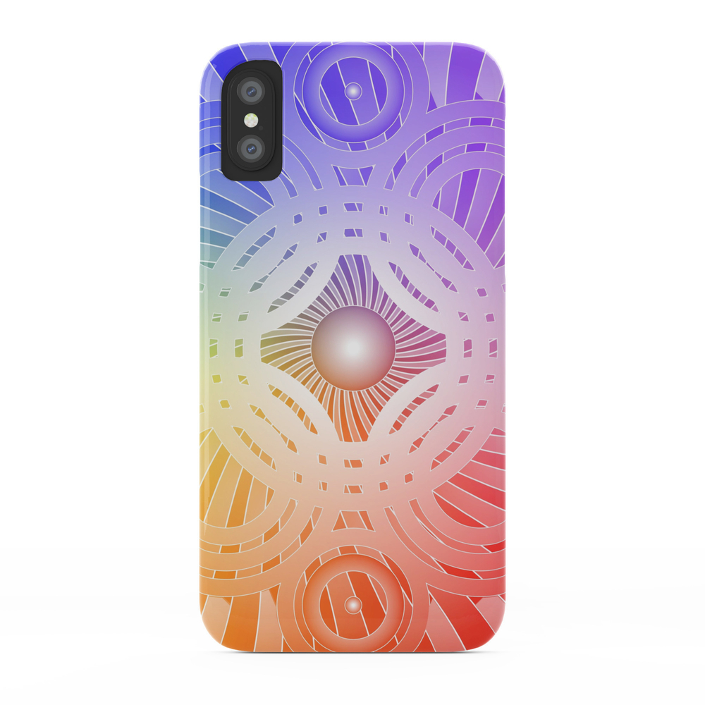 Abstract Circles Pattern Phone Case by phantomliving