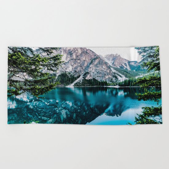 Away from civilization Beach Towel