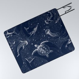 Cosmic Ocean Picnic Blanket