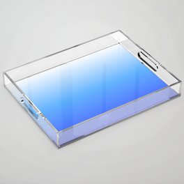 Aqua Ombre Acrylic Tray