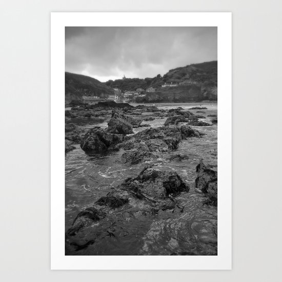 St Agnes From The Sea Art Print