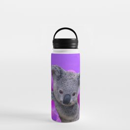 Koala and Orchid Water Bottle