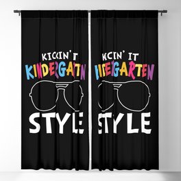 Kickin' It Kindergarten Style Blackout Curtain