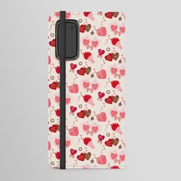 Valentine's Day Pattern Android Wallet Case