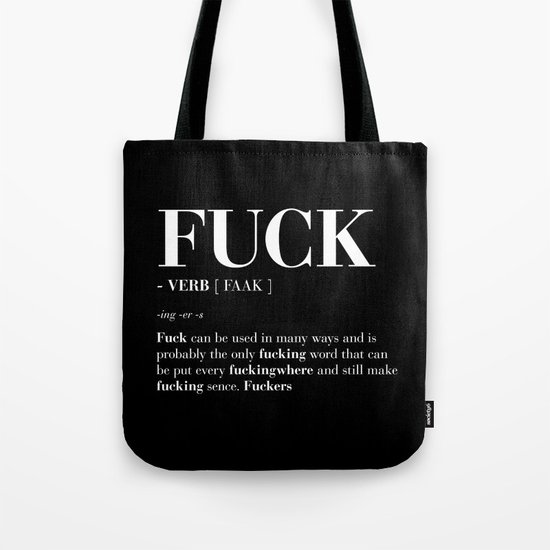 FUCK Tote Bag