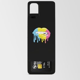 Pansexual Flag Gay Pride Lgbtq Lips Mouth Android Card Case