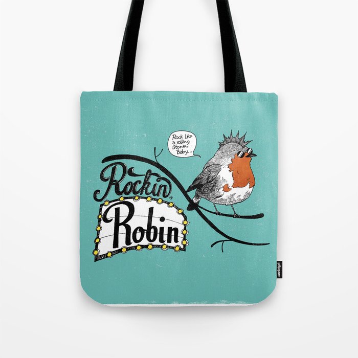 Rockin Robin (Blues) Tote Bag