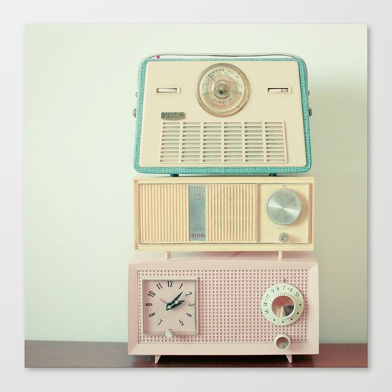 Radio Stations Canvas Print