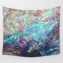 Prismatic Iridescent Cellophane VII Wall Tapestry