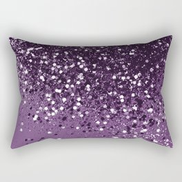 PURPLE Glitter Dream #1 (Faux Glitter) #shiny #decor #art #society6 Rectangular Pillow