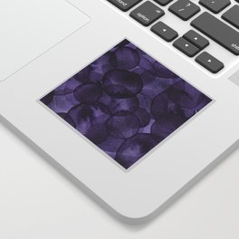Imperial Violet Watercolour Sticker