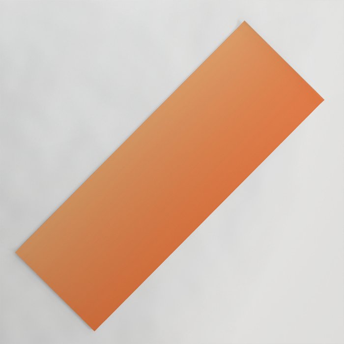 Orange Ombre Yoga Mat