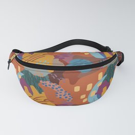 Autumn Abstract Painting Fanny Pack
