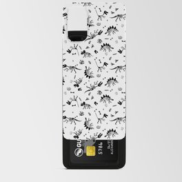 Dinosaur skeletons with ancient plants Android Card Case