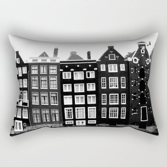 The canal houses of Amsterdam Rectangular Pillow