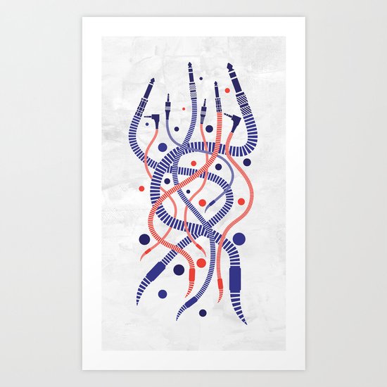 Jackworms Art Print
