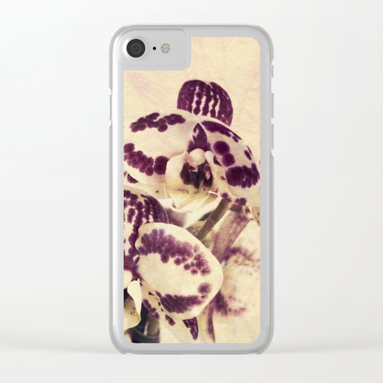 Orchids 2 Clear iPhone Case