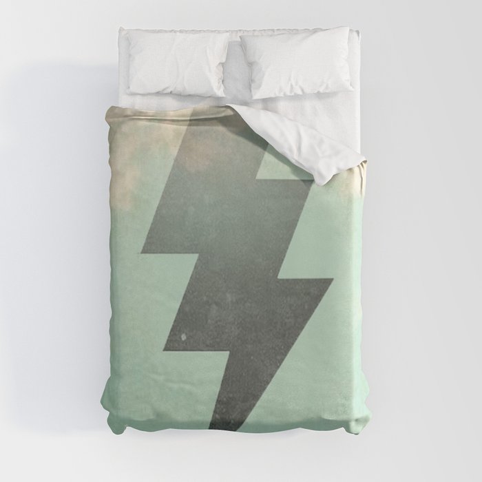 lightning strike -2 Duvet Cover