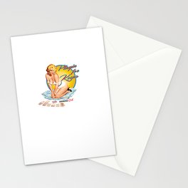 Playin for Keeps-Warbird Girls Stationery Cards