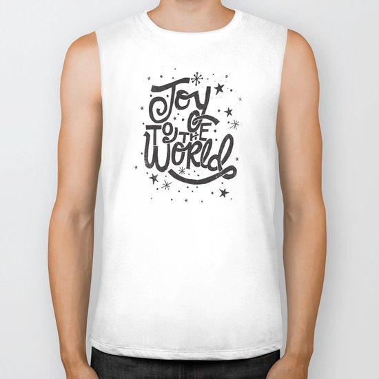 JOY TO THE WORLD Biker Tank
