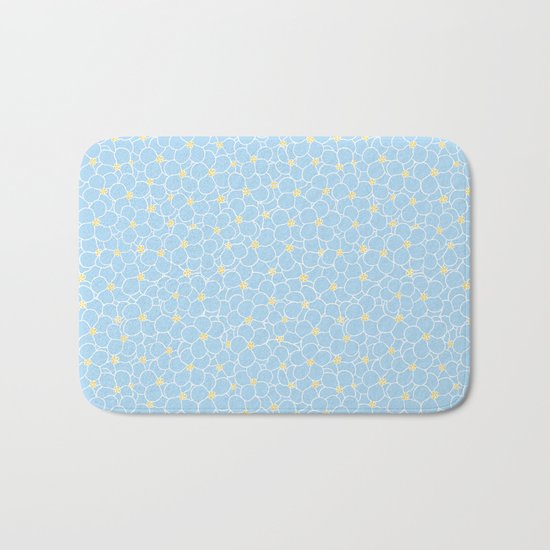 Forget Me Knot Sky Bath Mat