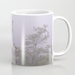 Mountain trees. Into the foggy woods Coffee Mug