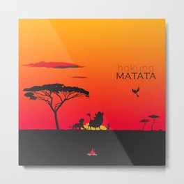 Hakuna Matata Metal Print